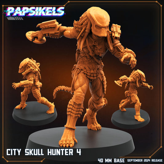 City Skull Hunter 4 - Predator Fan Art (sculpted by Papsikels)