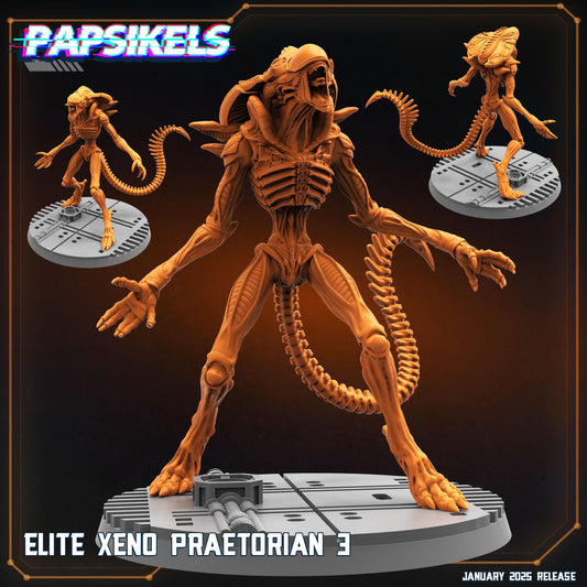 Elite Xeno Praetorian 3 - Xenomorph Fan Art (sculpted by Papsikels)