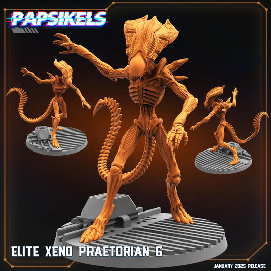 Elite Xeno Praetorian 6 - Xenomorph Fan Art (sculpted by Papsikels)