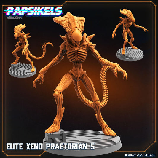 Elite Xeno Praetorian 5 - Xenomorph Fan Art (sculpted by Papsikels)