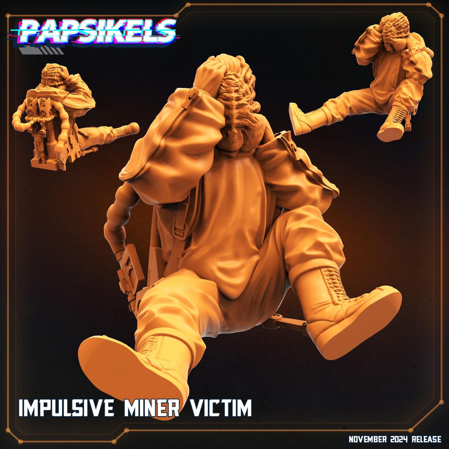 Impulsive Miner Victim - Xenomorph Fan Art (sculpted by Papsikels)