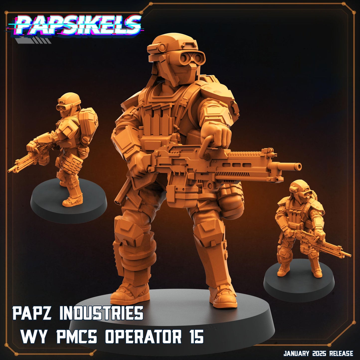 Papz Industries WY PMCS Operator - 15 (sculpted by Papsikels)