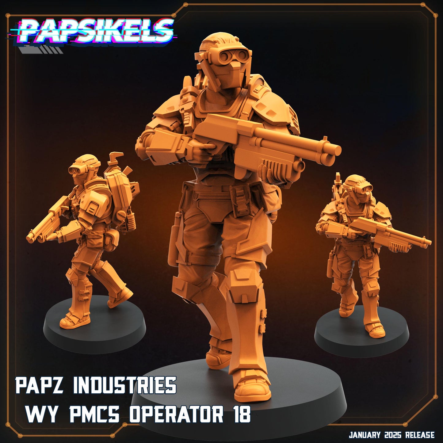 Papz Industries WY PMCS Operator - 18 (sculpted by Papsikels)