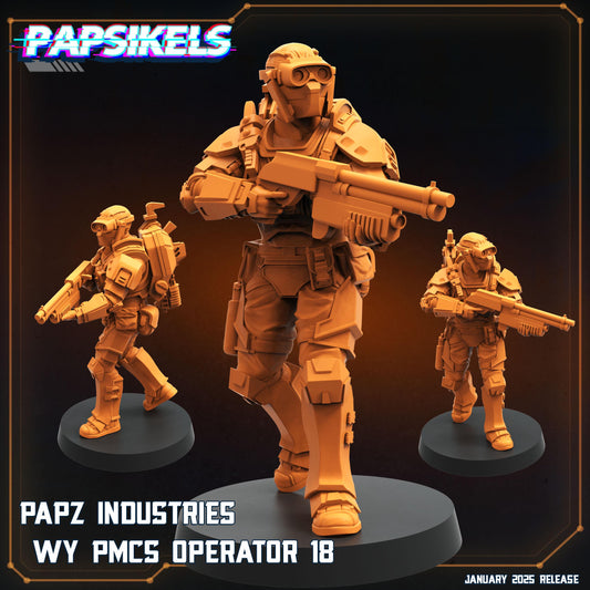Papz Industries WY PMCS Operator - 18 (sculpted by Papsikels)