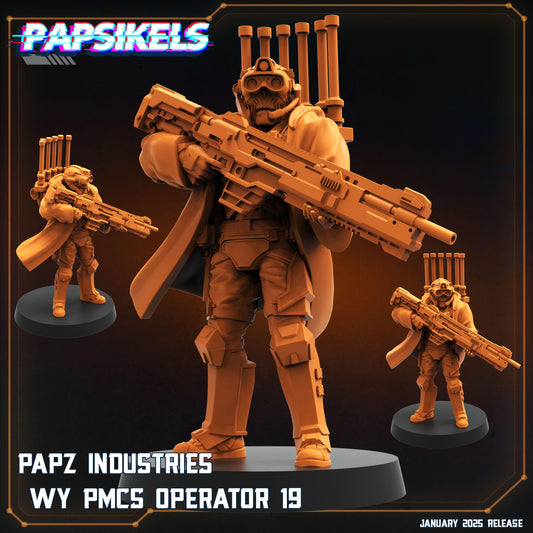 Papz Industries WY PMCS Operator - 19 (sculpted by Papsikels)