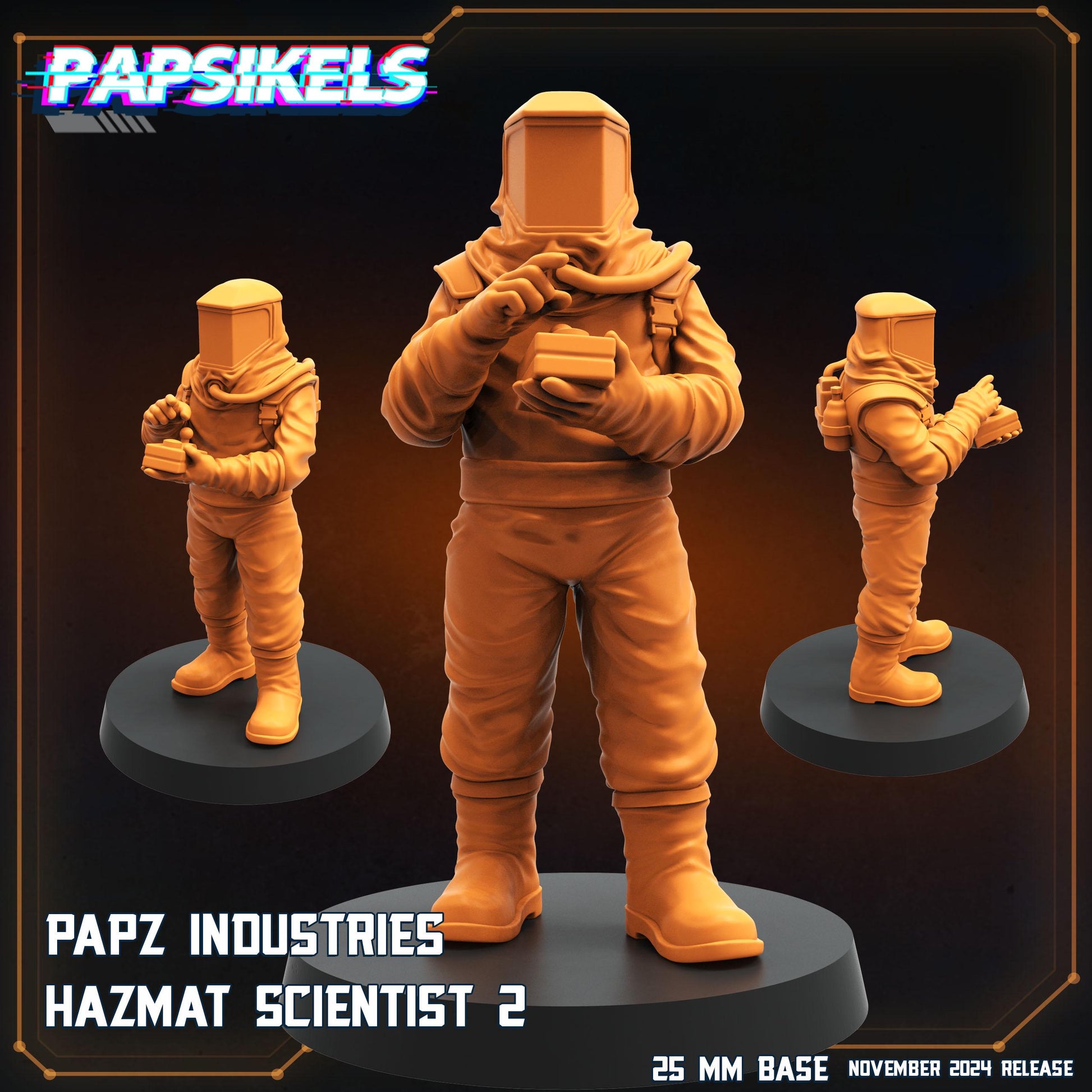Papz Industries Hazmat Scientists (sculpted by Papsikels)