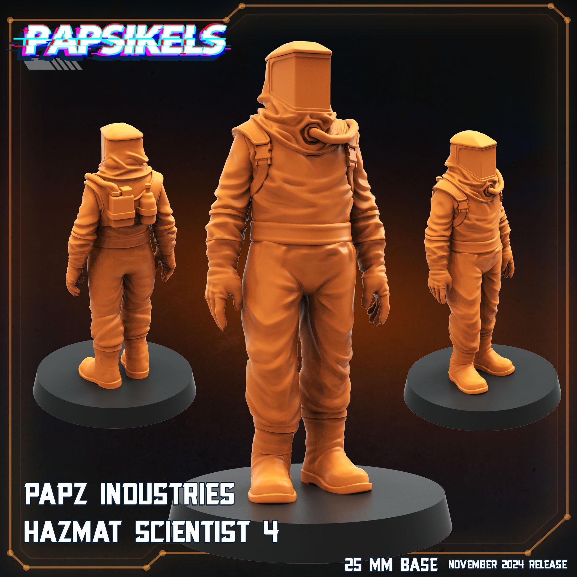Papz Industries Hazmat Scientists (sculpted by Papsikels)