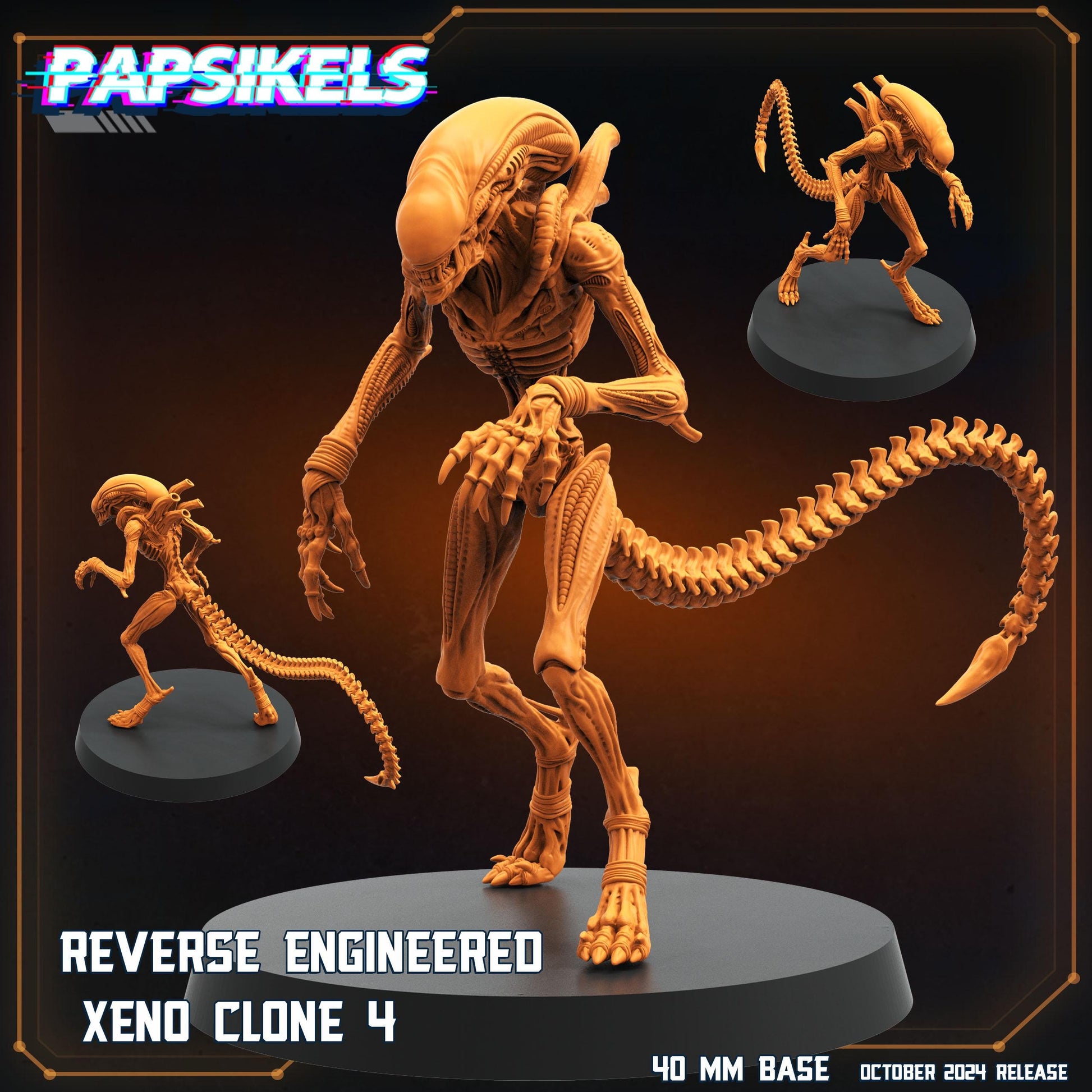 Reverse Engineered Xeno Clone - Xenomorph Fan Art (sculpted by Papsikels)