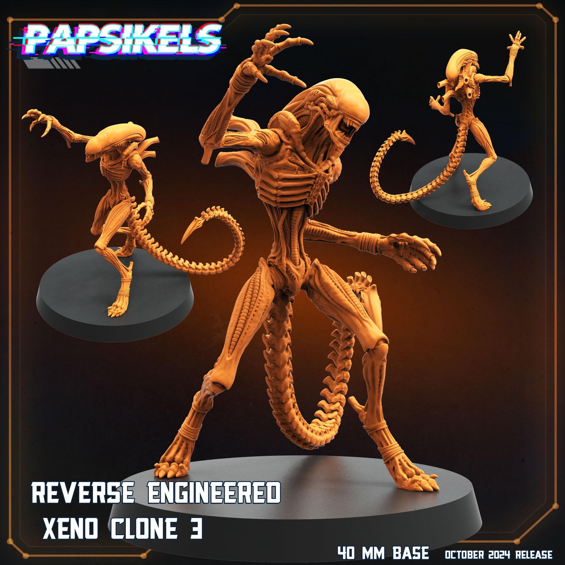 Reverse Engineered Xeno Clone - Xenomorph Fan Art (sculpted by Papsikels)