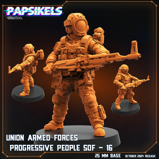 Union Armed Forces Progressive People SOF - 16 (sculpted by Papsikels)