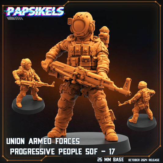Union Armed Forces Progressive People SOF - 17 (sculpted by Papsikels)