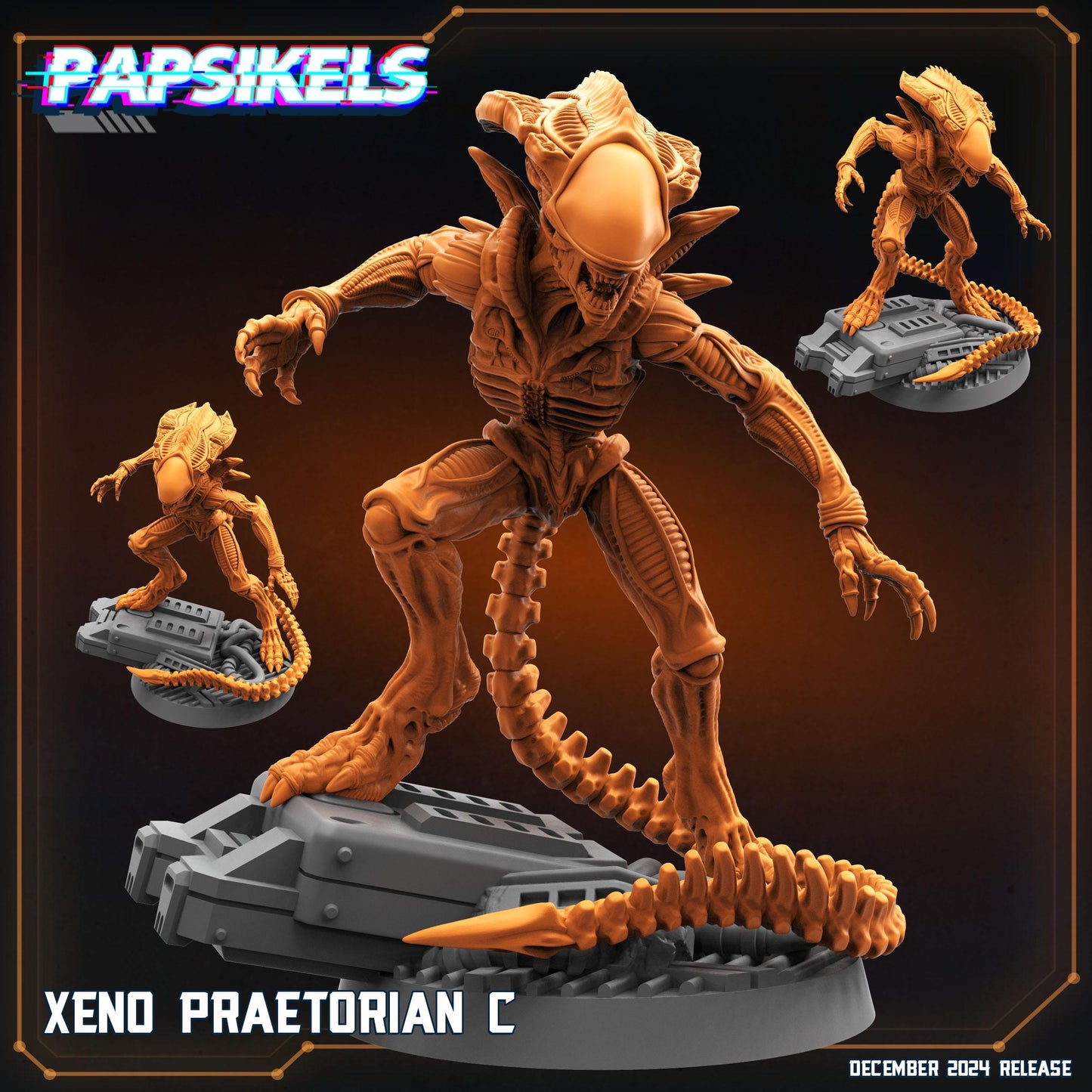 Xeno Praetorian C - Xenomorph Fan Art (sculpted by Papsikels)