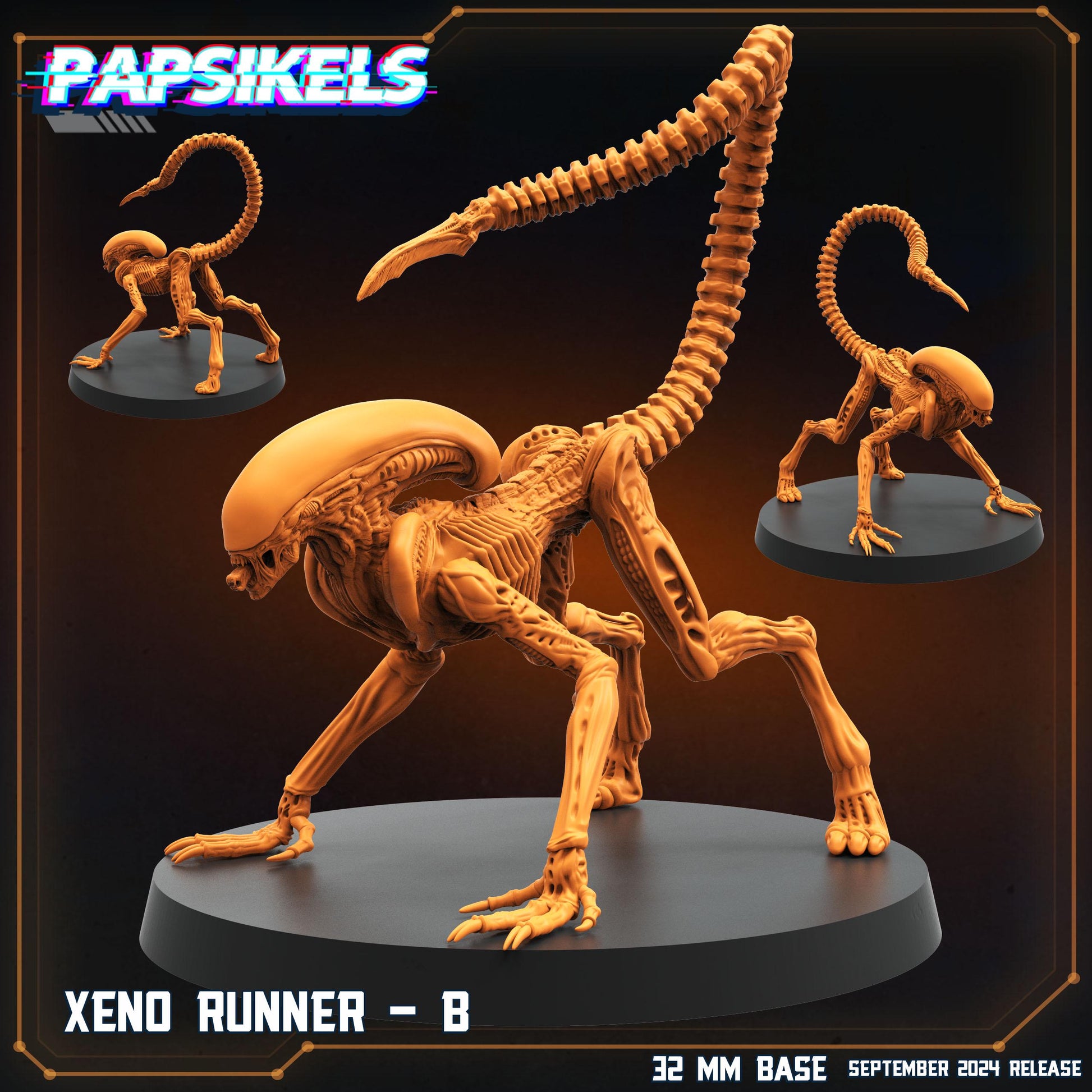 Xeno Runners - Xenomorph Fan Art (sculpted by Papsikels)