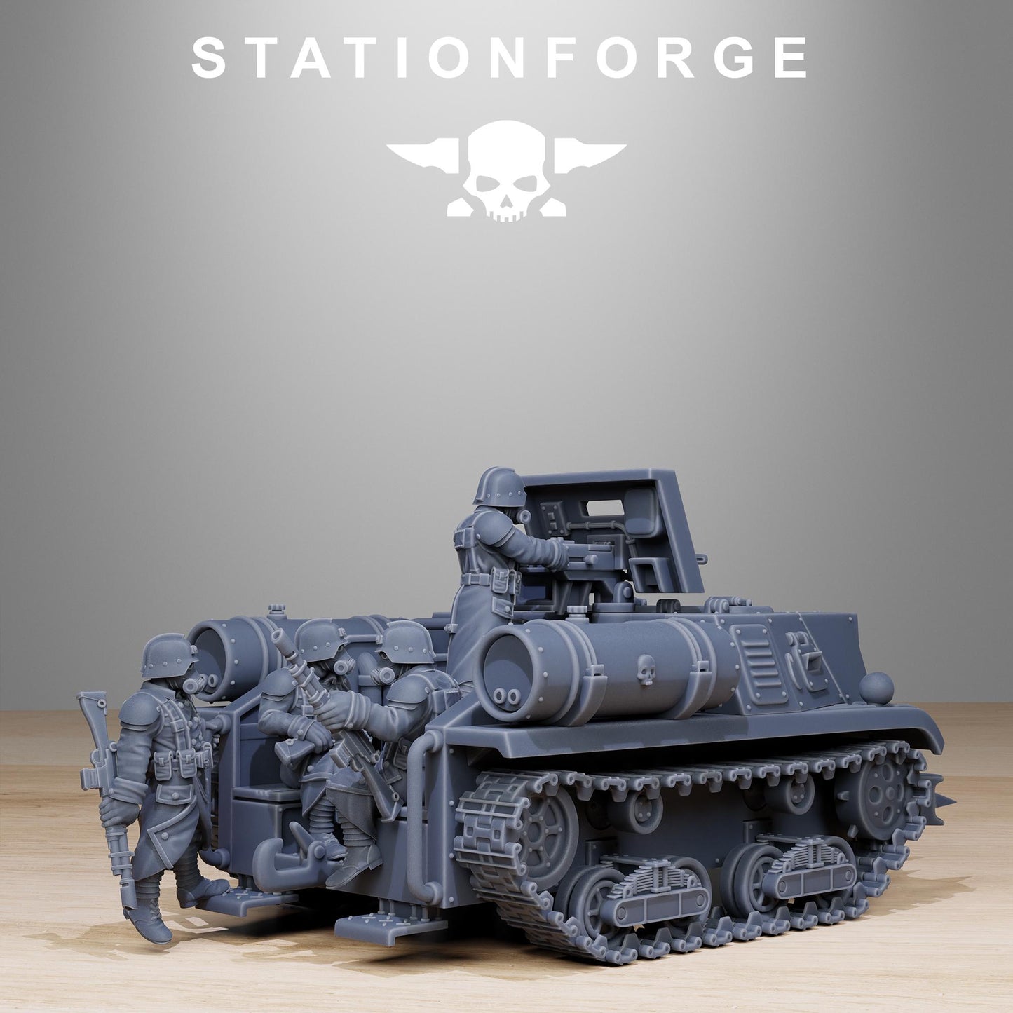 Grim Guard Tankette (sculpted by Stationforge)