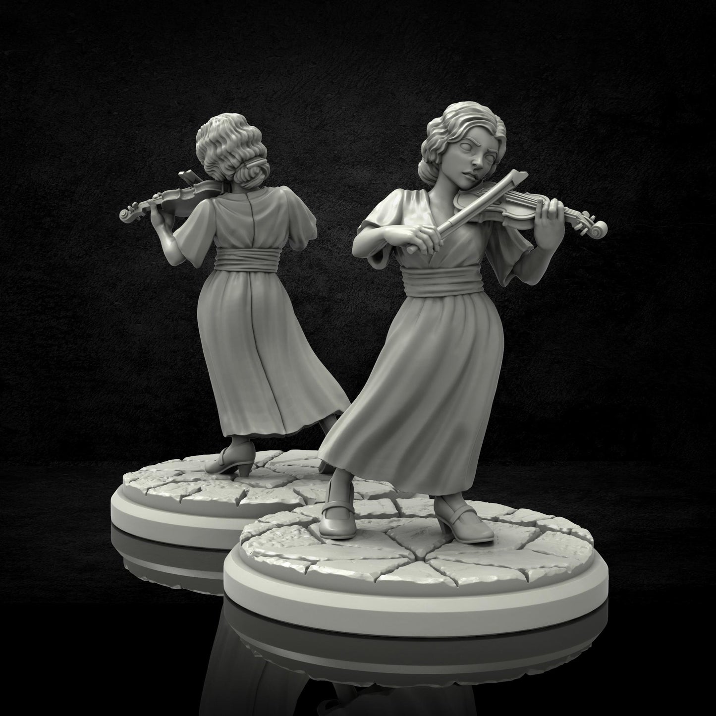 Violinist (sculpted by Adaevy Creations)