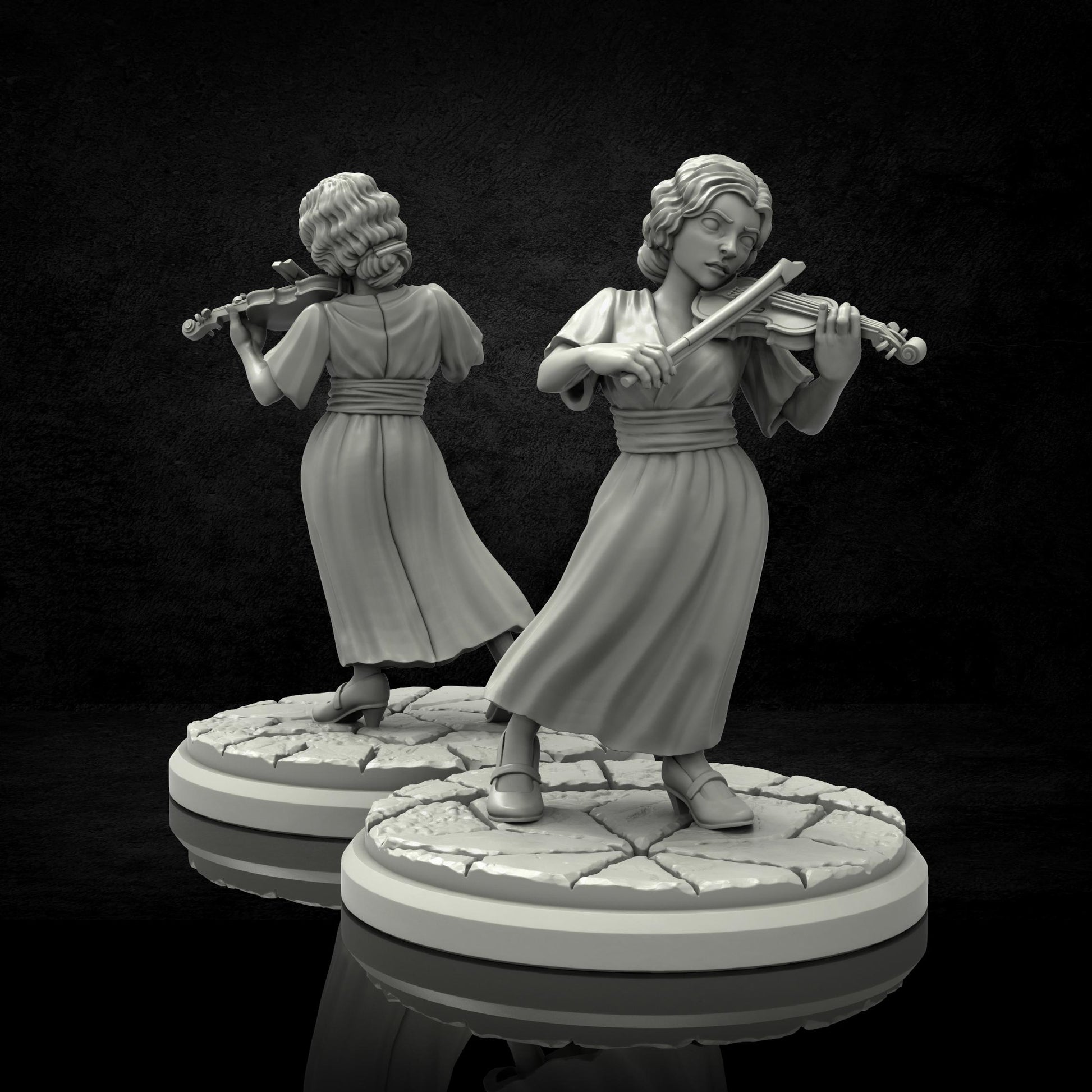 Violinist (sculpted by Adaevy Creations)