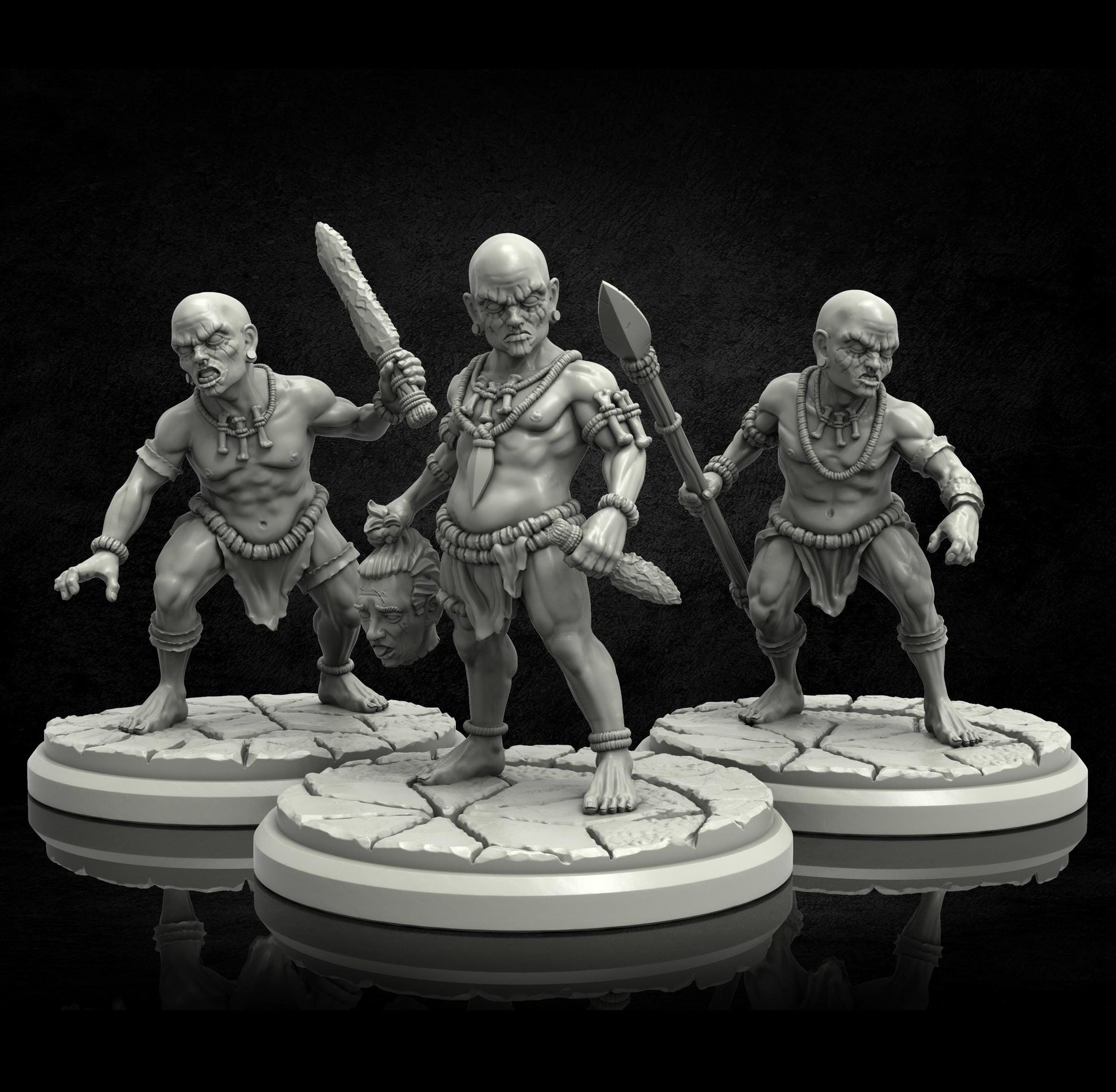 Tcho Tcho - set of 3 (sculpted by Adaevy Creations)