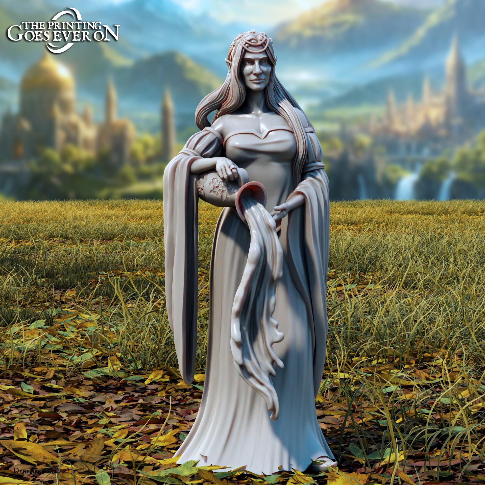Gladhiel - Queen - Remastered - Tales of the Radian Shores (sculpted by Print Goes Ever On)