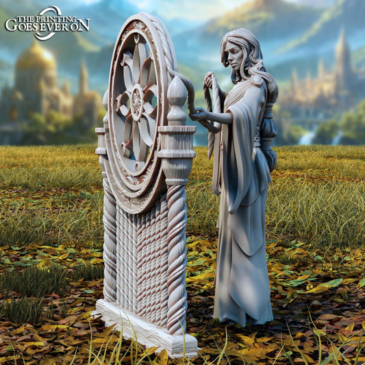 Vaelira, Weaver of Fate - Tales of the Radian Shores (sculpted by Print Goes Ever On)