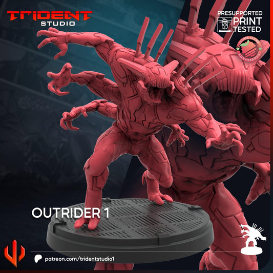 Outrider 1 (Fan art sculpted by Trident Studio) (Crisis Protocol Proxy/Alternative)