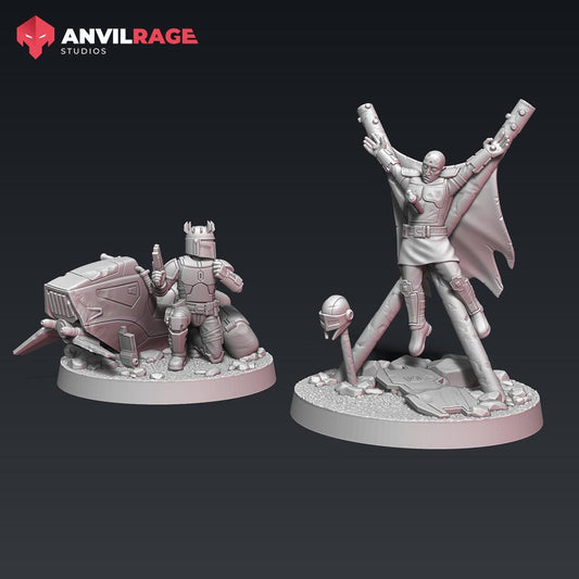 POI - Shadow Collective - set of 2 (Sculpted by Anvilrage Studios)