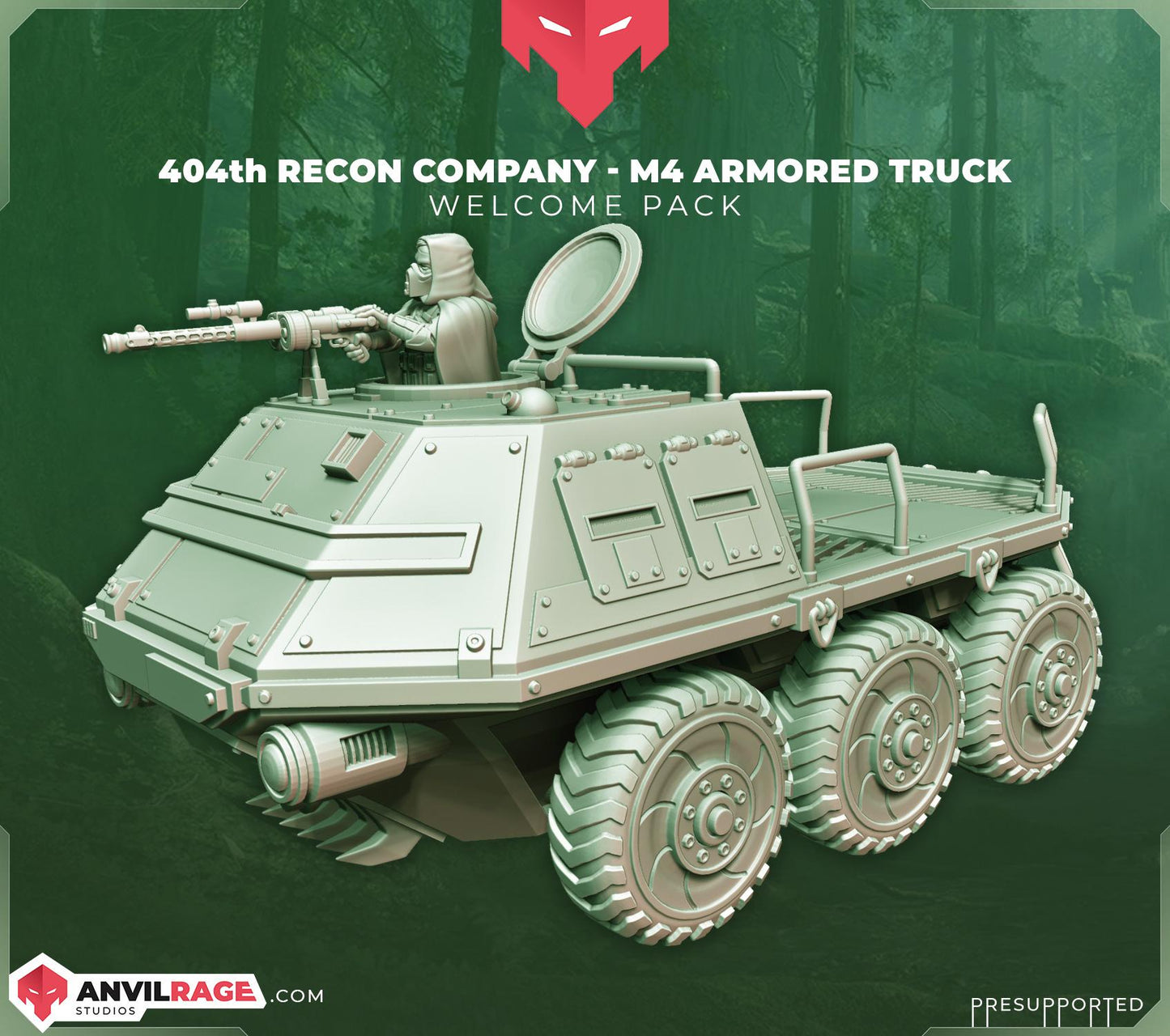 404 Recon Company - M4 Armoured Truck (Sculpted by Anvilrage Studios)