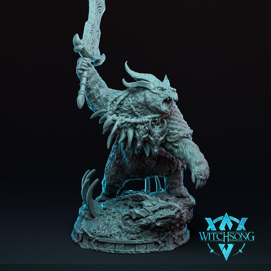 Ursalox, Wyrm-Hunter (Sculptede by Witchsong Miniatures)