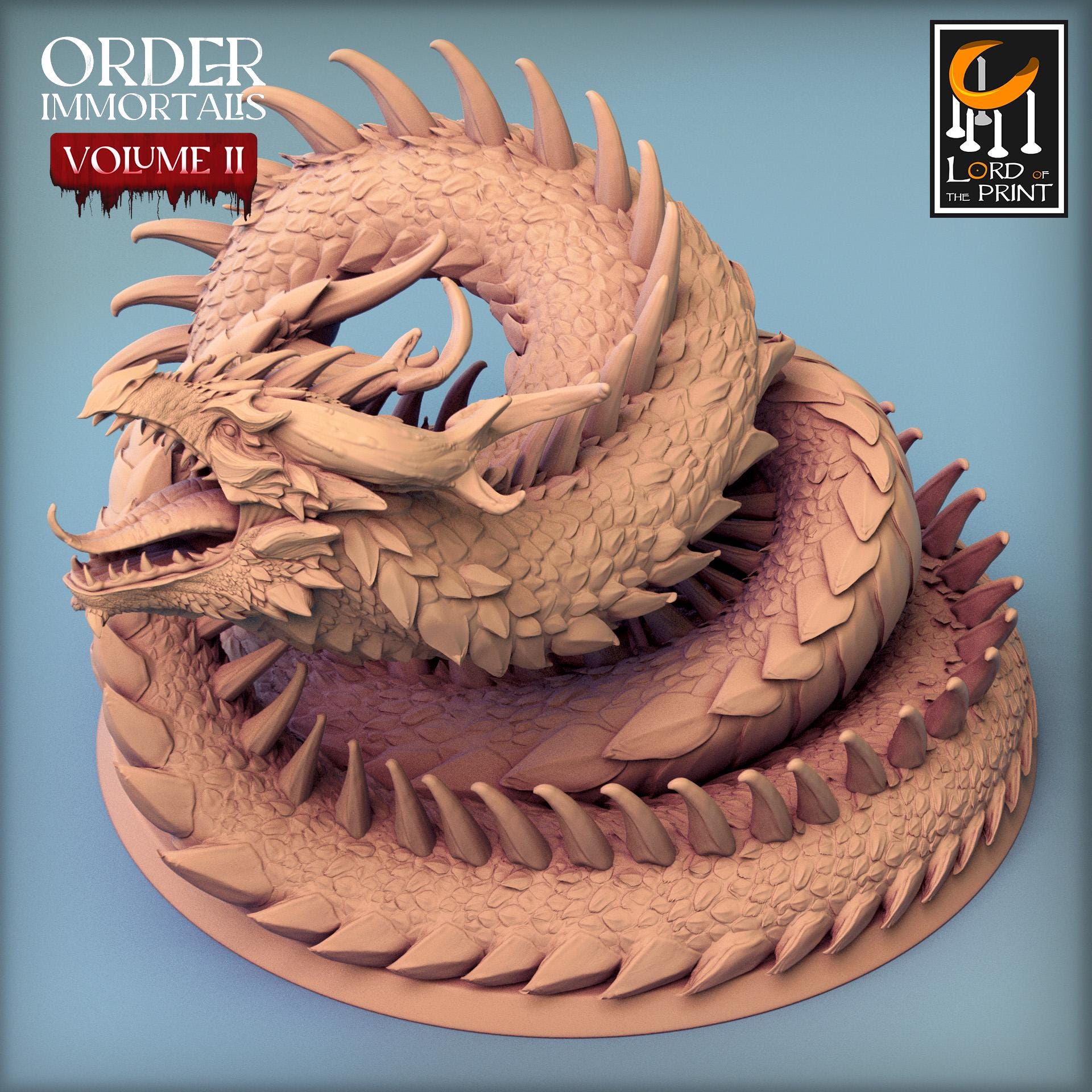 Snake - Pose B - Order Immortalis II (Sculpted by Rescale Miniatures)