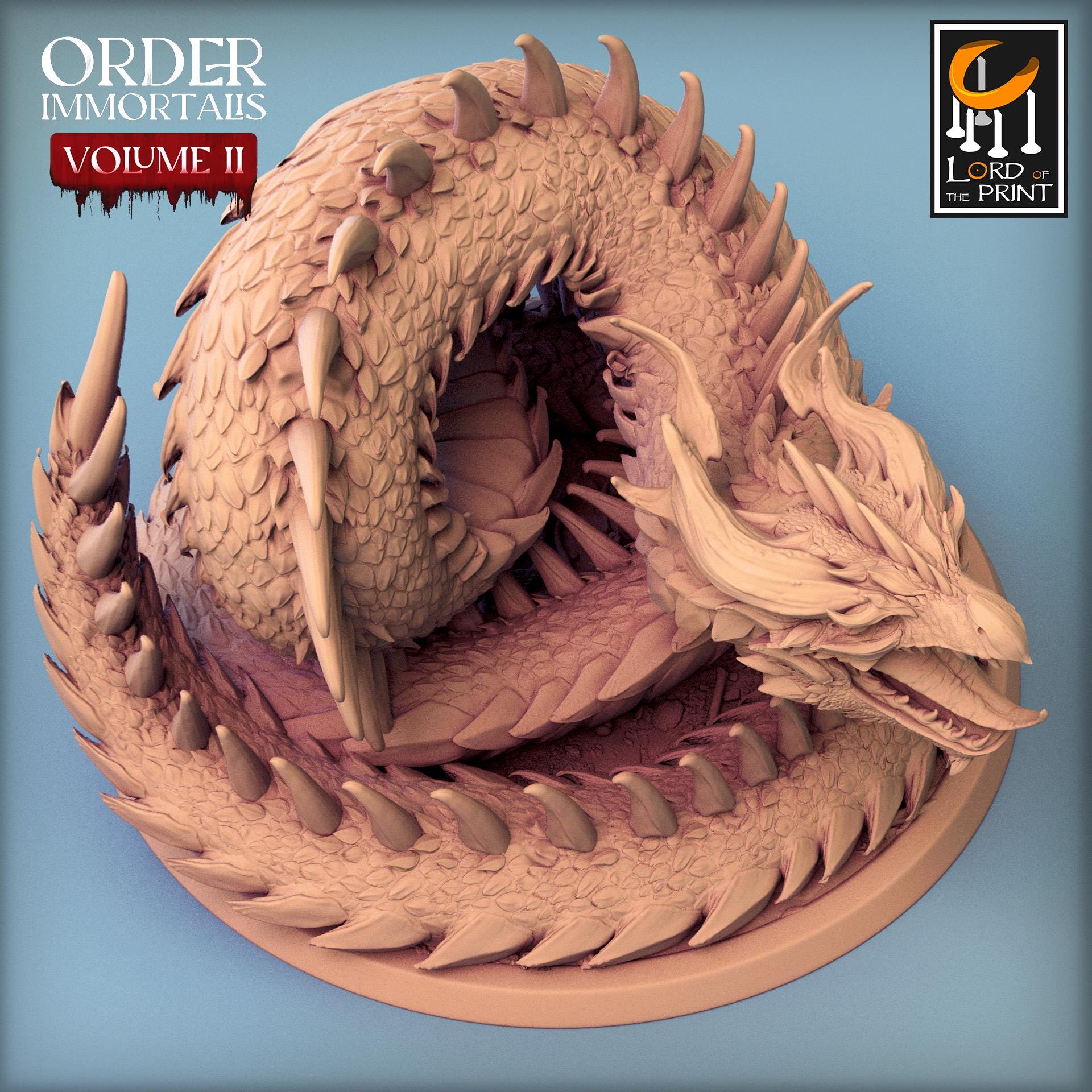 Snake - Pose C - Order Immortalis II (Sculpted by Rescale Miniatures)