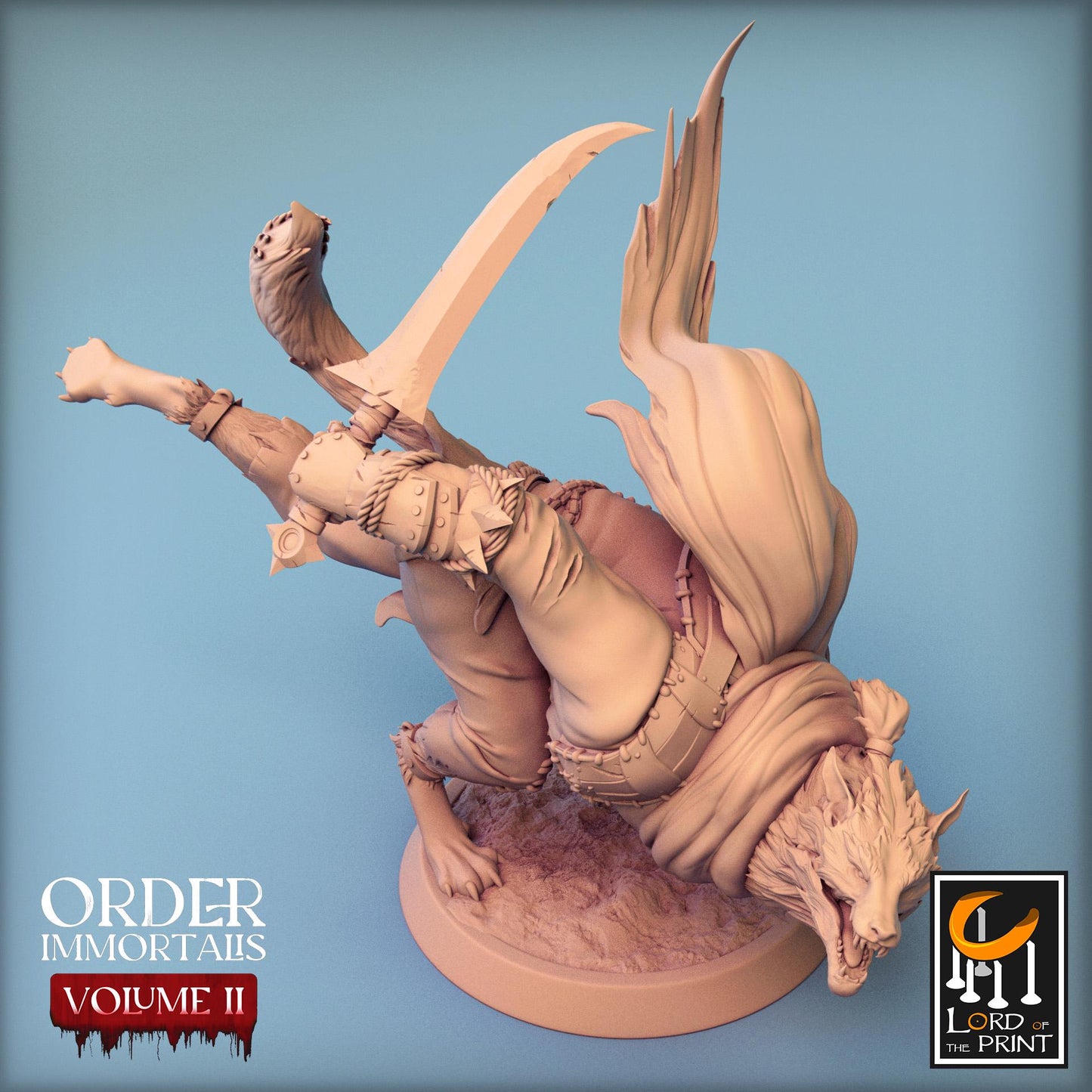 Werewolf - Charge - Order Immortalis II (Sculpted by Rescale Miniatures)