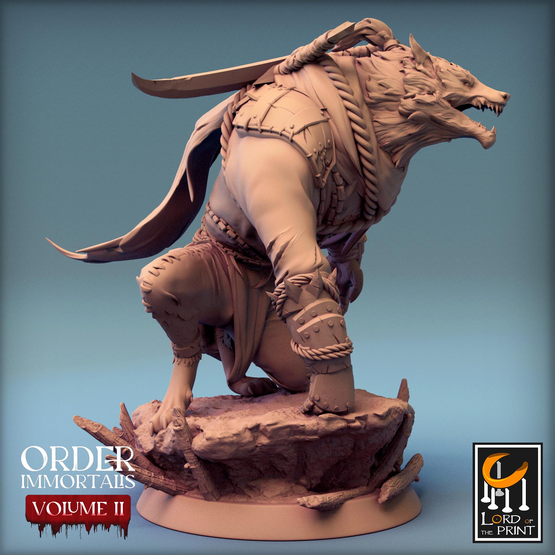 Werewolf - Chief - Order Immortalis II (Sculpted by Rescale Miniatures)