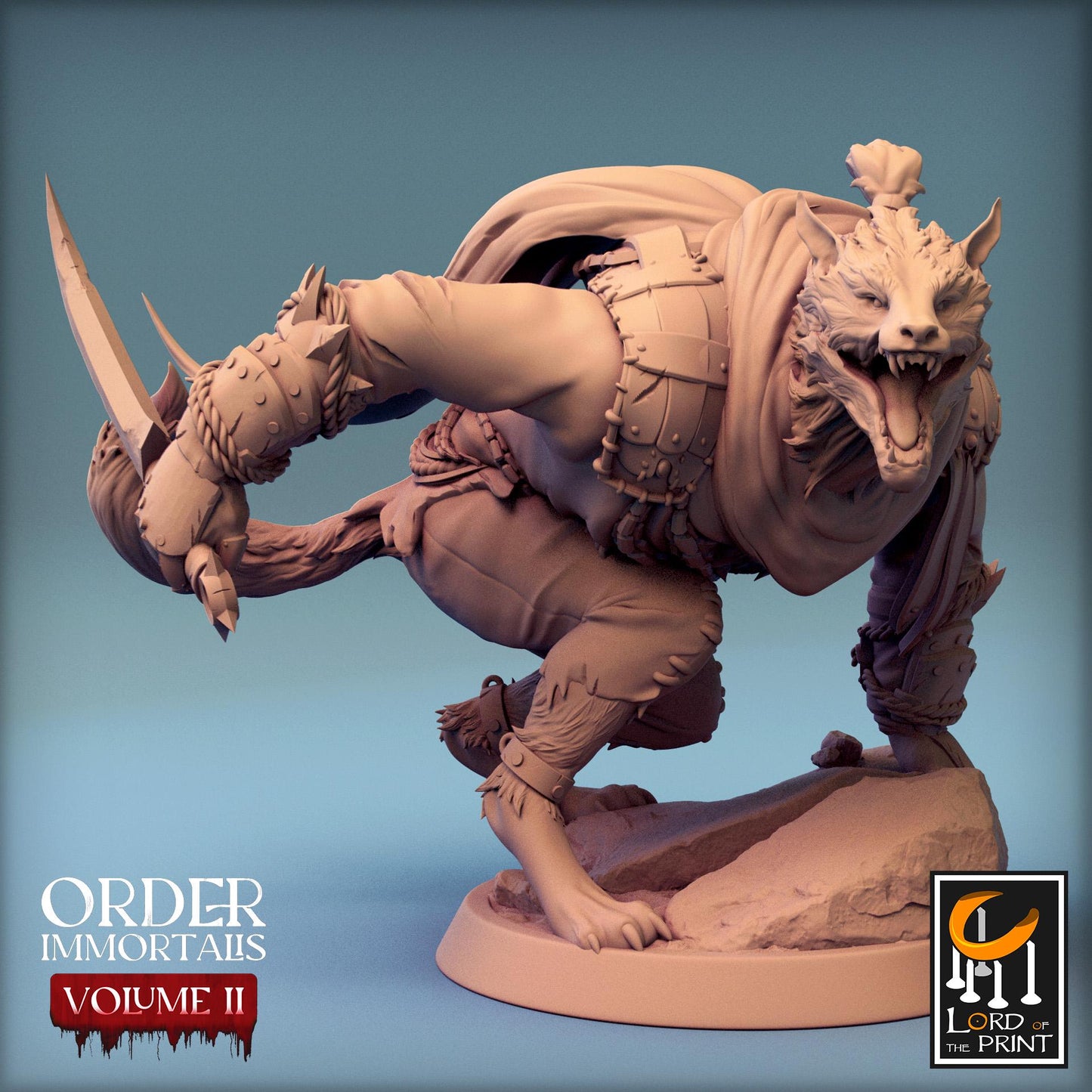 Werewolf - Crunch- Order Immortalis II (Sculpted by Rescale Miniatures)