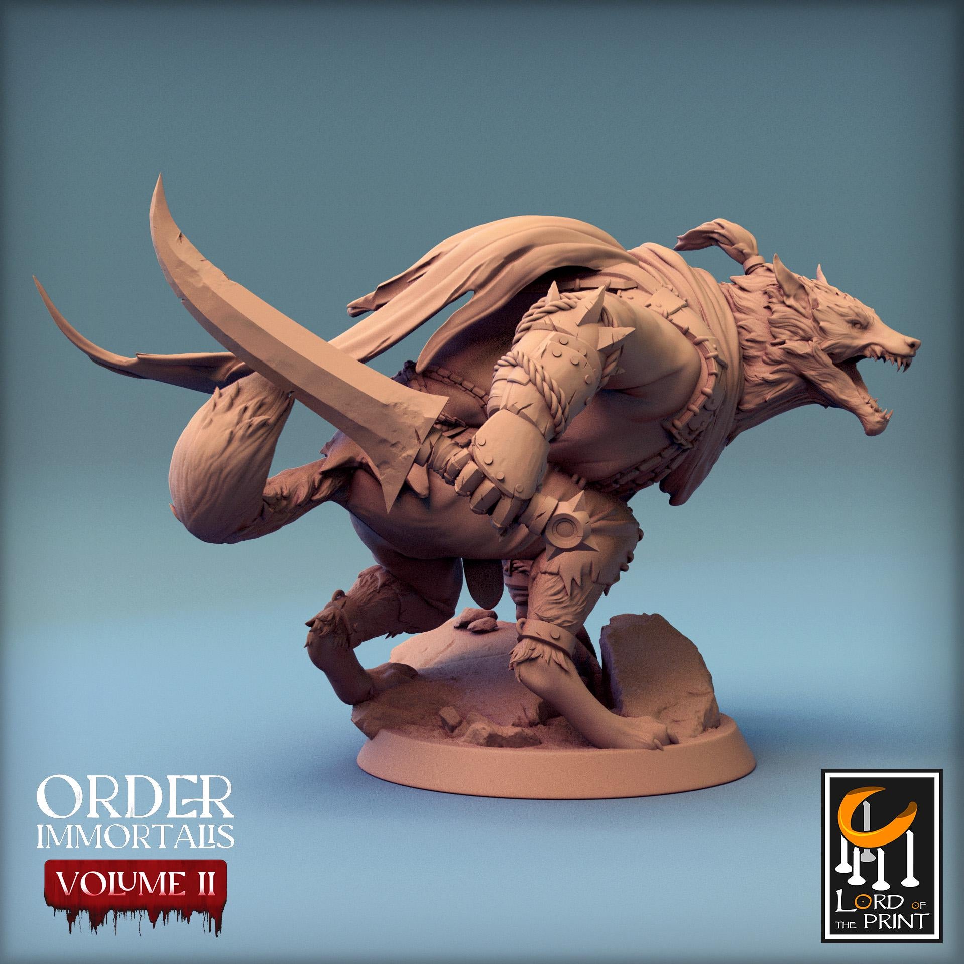 Werewolf - Crunch- Order Immortalis II (Sculpted by Rescale Miniatures)