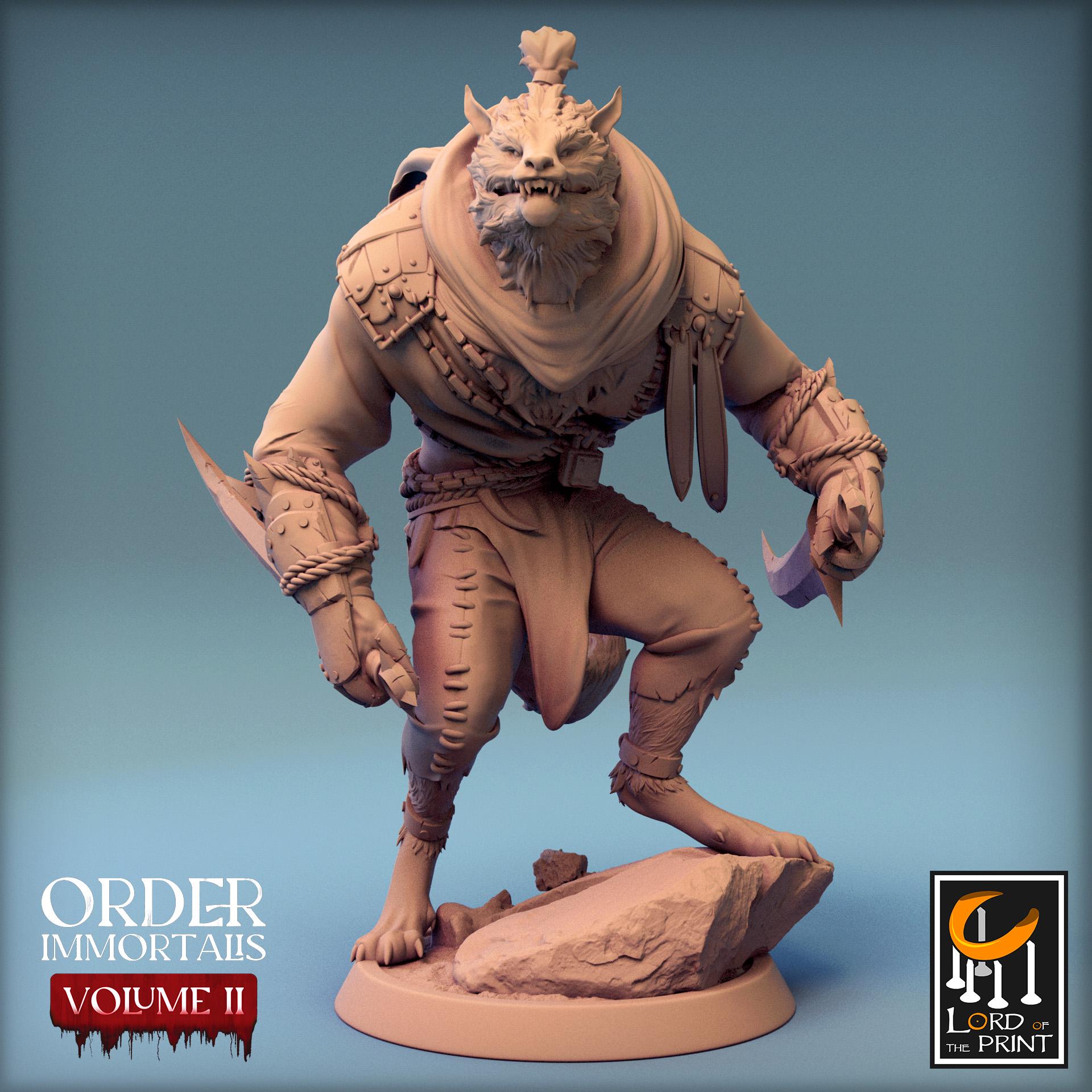 Werewolf - Parry - Order Immortalis II (Sculpted by Rescale Miniatures)