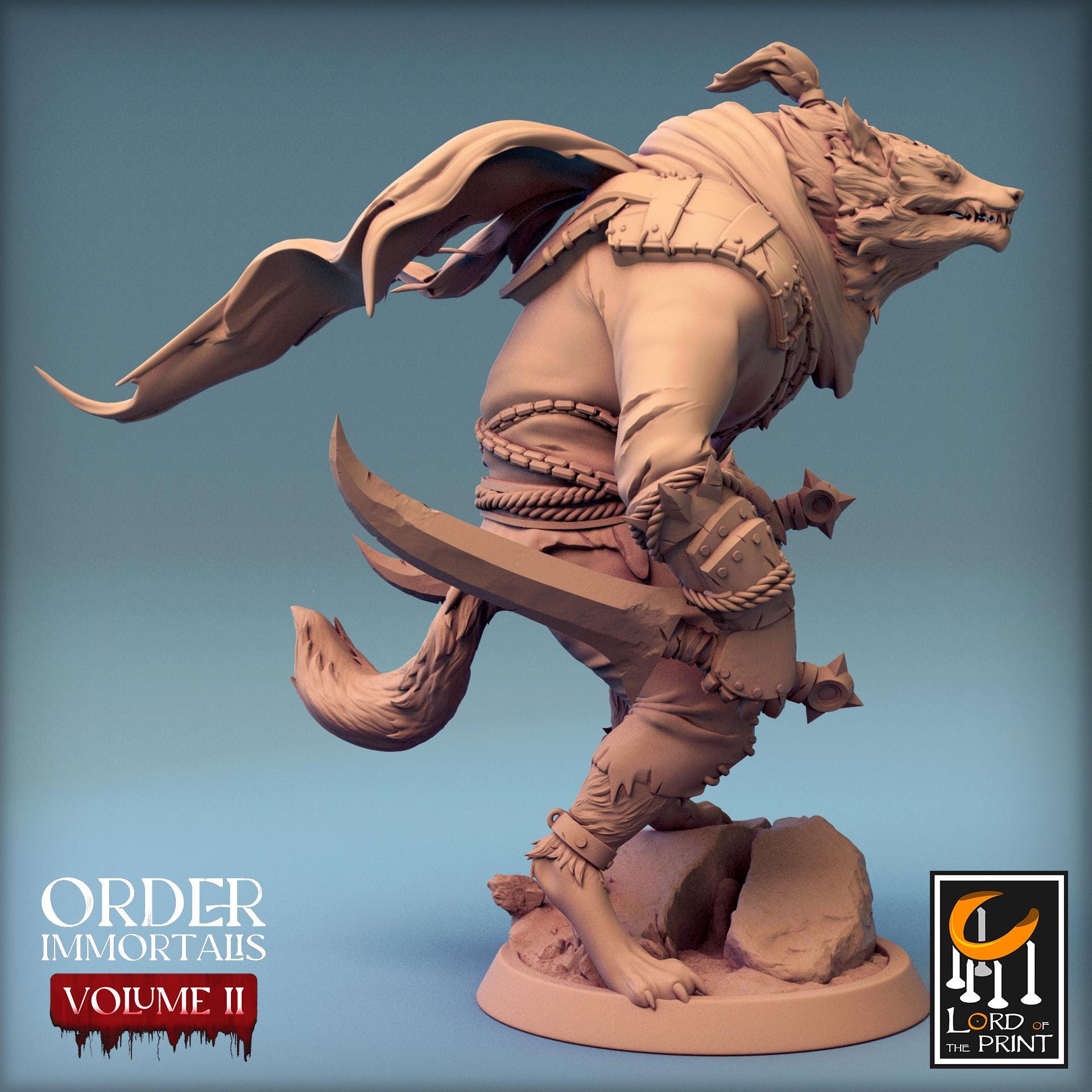 Werewolf - Parry - Order Immortalis II (Sculpted by Rescale Miniatures)