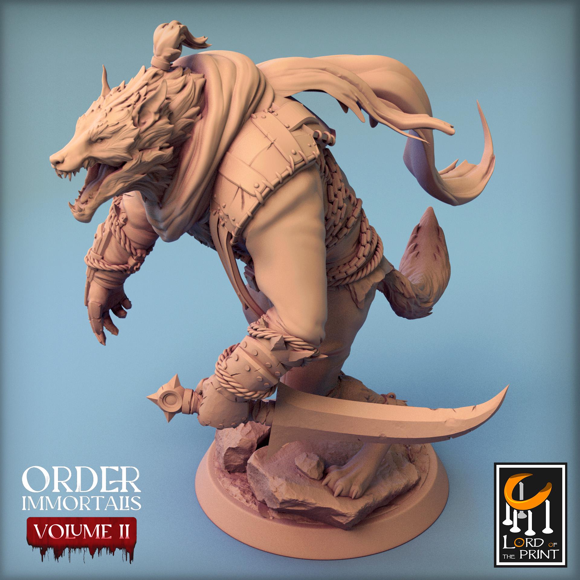 Werewolf - Walk - Order Immortalis II (Sculpted by Rescale Miniatures)