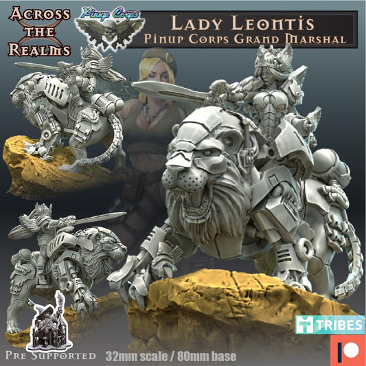 Lady Leontis - Pin Up Corps Grand Marshall (sculpted by Across the Realms)