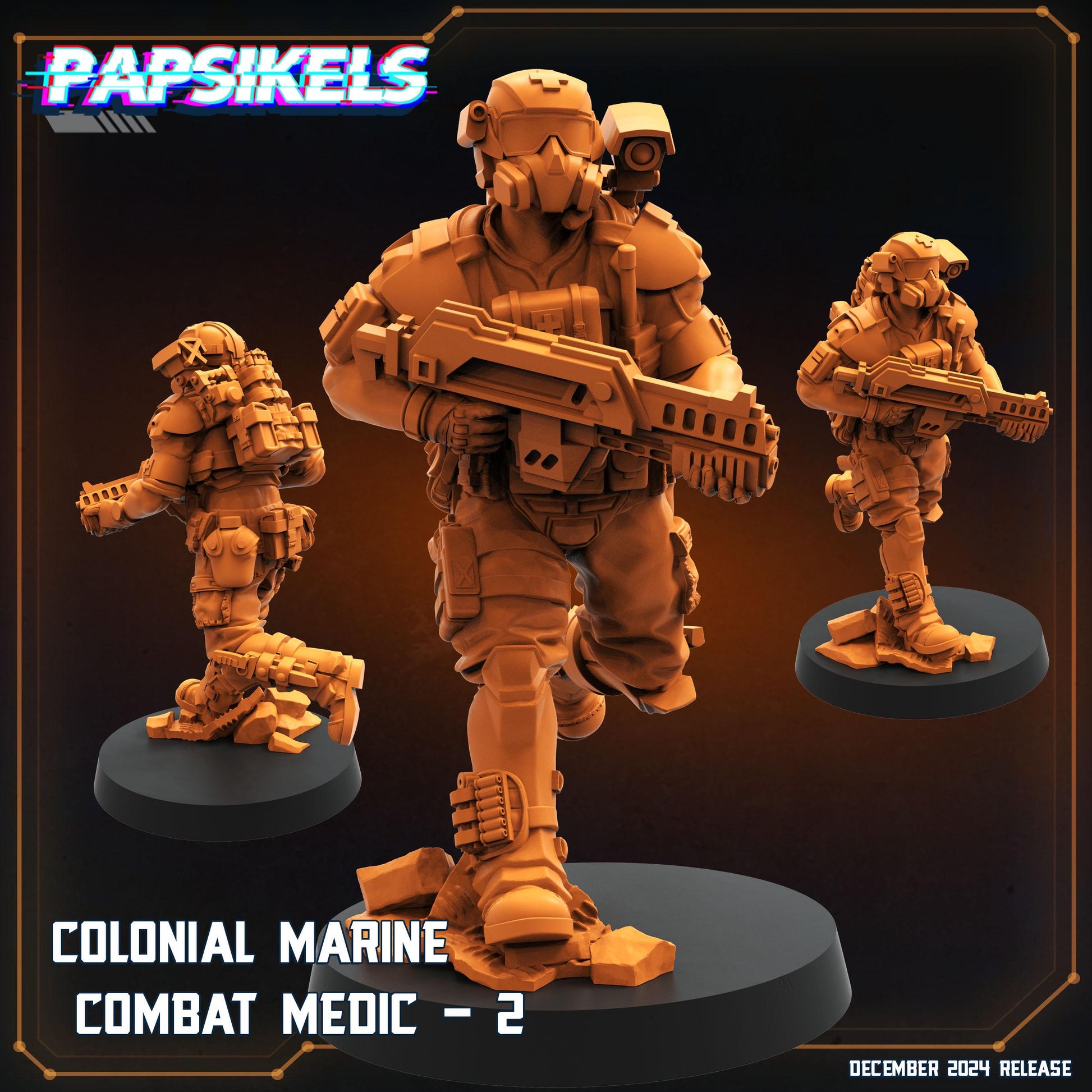 Colonial Marine Combat Medic - 2 (sculpted by Papsikels)