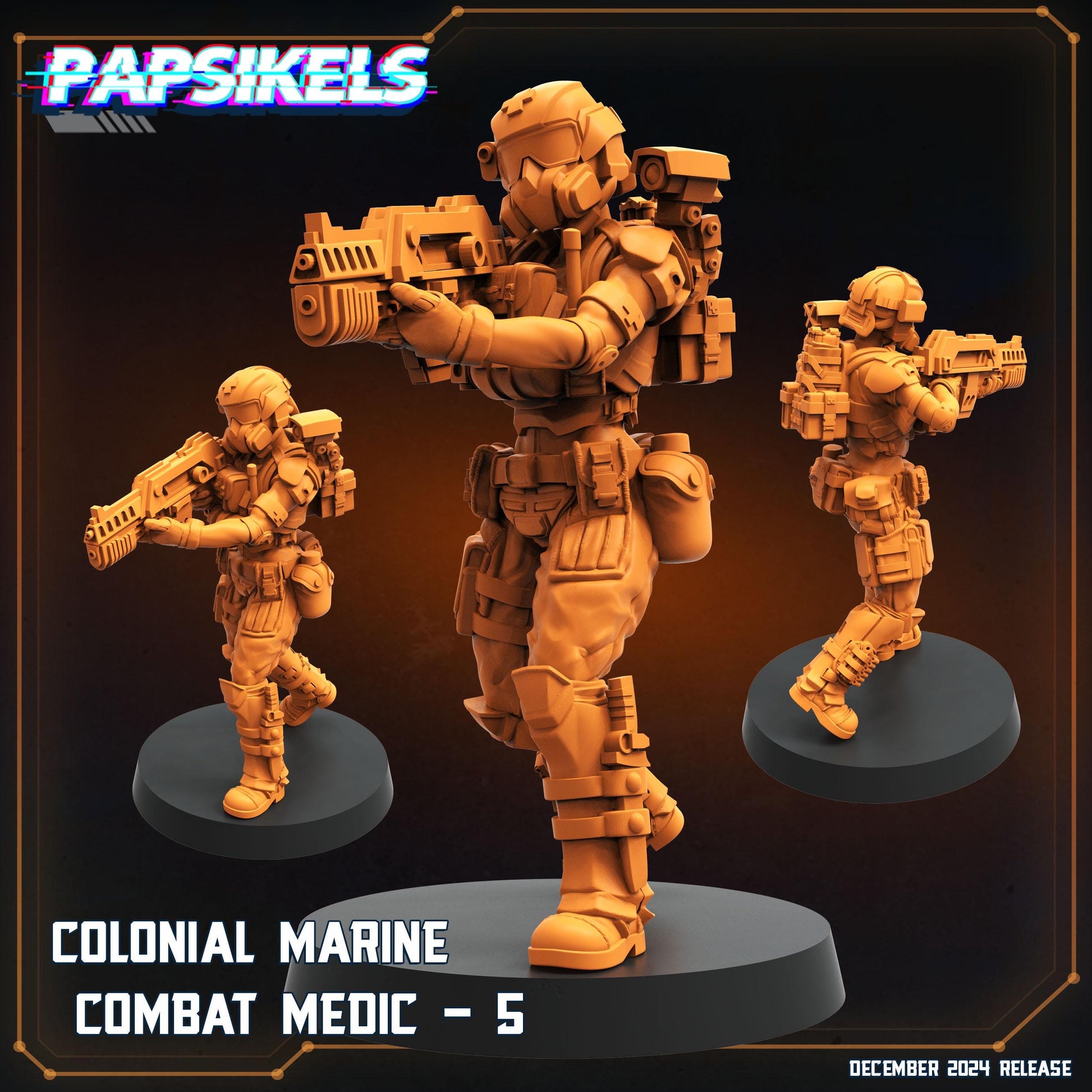 Colonial Marine Combat Medic - 5 (sculpted by Papsikels)