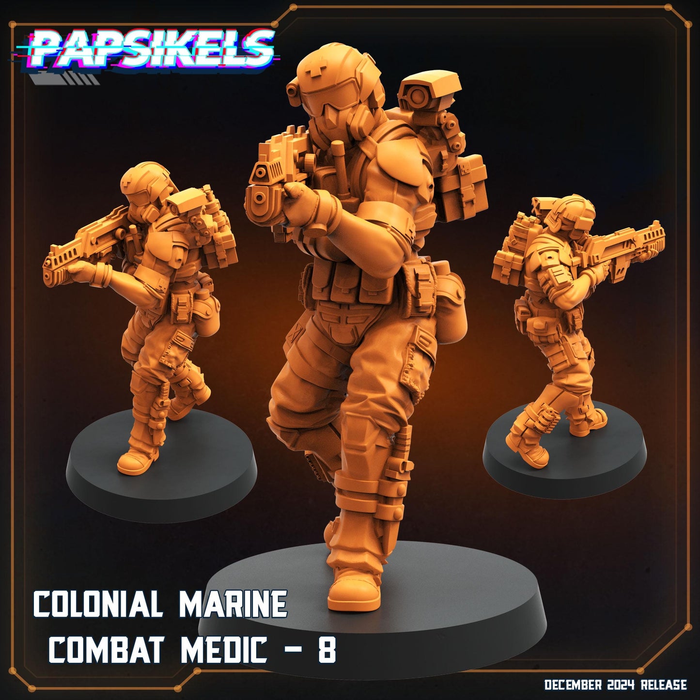 Colonial Marine Combat Medic - 8 (sculpted by Papsikels)