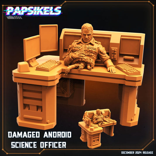Damaged Android Science Officer (sculpted by Papsikels)