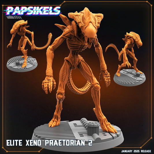 Elite Xeno Praetorian - Xenomorph Fan Art (sculpted by Papsikels)