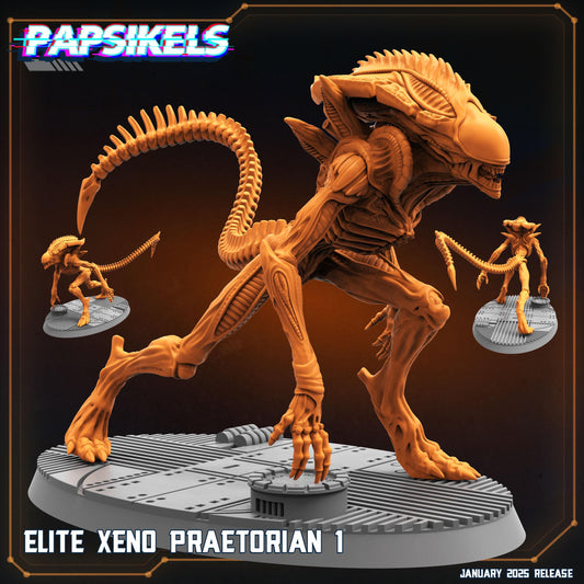Elite Xeno Praetorian 1 - Xenomorph Fan Art (sculpted by Papsikels)