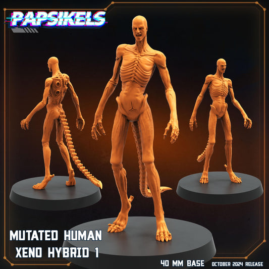 Mutated Human Xeno Hybrid - 1 - Xenomorph Fan Art (sculpted by Papsikels)