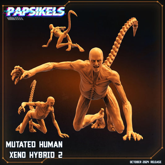 Mutated Human Xeno Hybrid - 2 - Xenomorph Fan Art (sculpted by Papsikels)