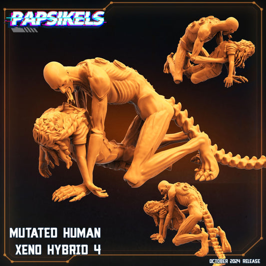 Mutated Human Xeno Hybrid - 4 - Xenomorph Fan Art (sculpted by Papsikels)