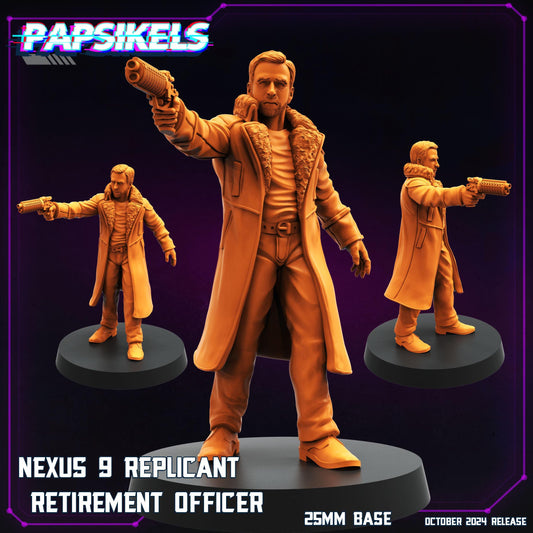 Nexus 9 Replicant - Retirement Officer (Sculpted by Papsikels)