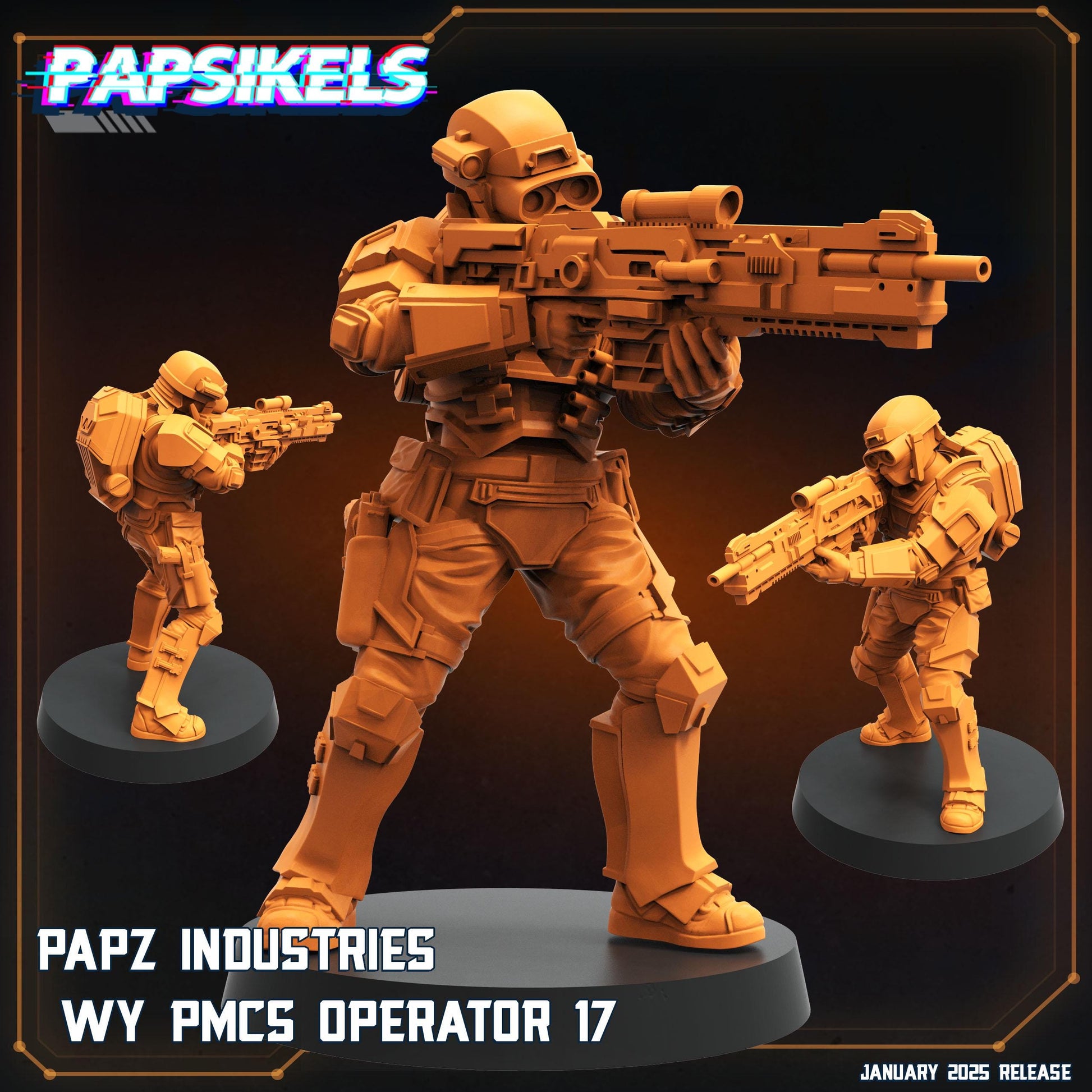 Papz Industries WY PMCS Operator - 17 (sculpted by Papsikels)