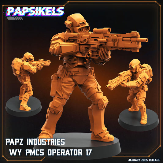 Papz Industries WY PMCS Operator - 17 (sculpted by Papsikels)