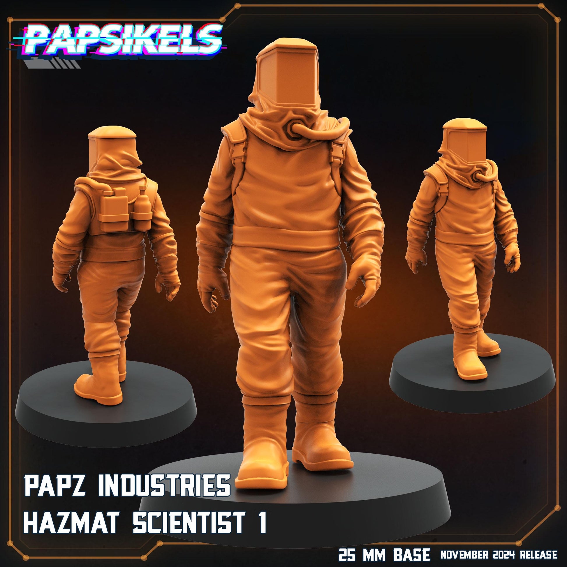 Papz Industries Hazmat Scientists (sculpted by Papsikels)